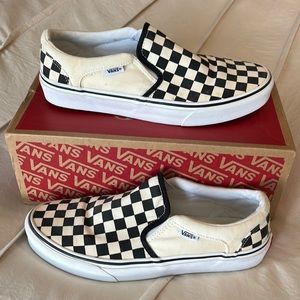 Vans size 8 Checkers